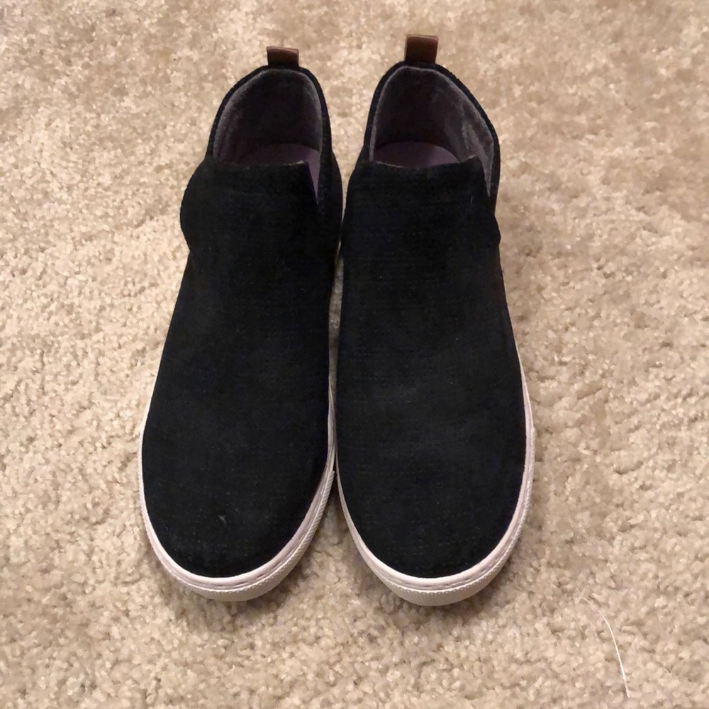 Dr scholls black leather shoes